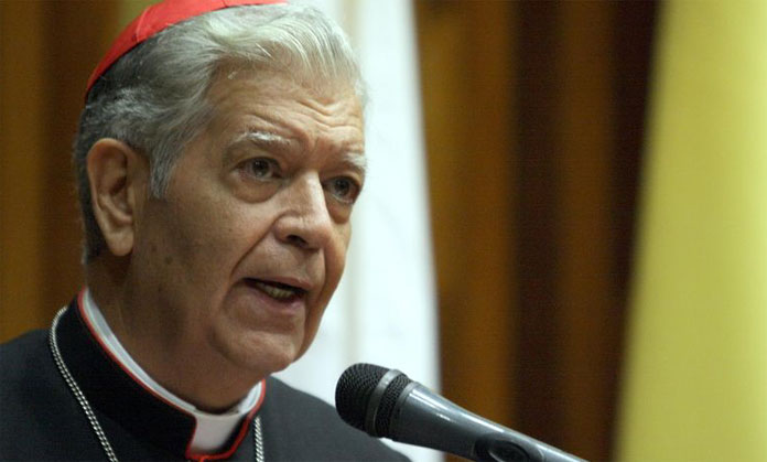 Cardenal Urosa Savino cuestiona abandono del gobierno en materia de seguridad