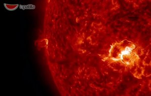 La impresionante llamarada solar que causó la tormenta que afecta La Tierra (video)