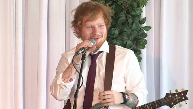 La sorpresa de Ed Sheeran a una pareja de recién casados (Video)