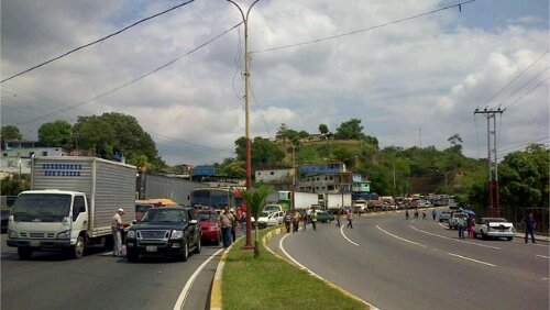 Protesta en la Panamericana