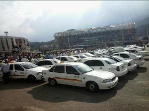Taxistas protestan en Táchira