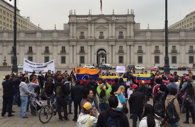 ¡Libertad, libertad! el cántico de los venezolanos en Chile en apoyo a los presos políticos (Fotos + Video)