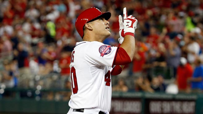 Wilson Ramos llegó a 19 juegos consecutivos conectando de hit