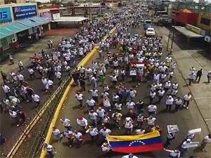 Desde un drone: La jornada de protesta pacífica en Maracaibo #30M