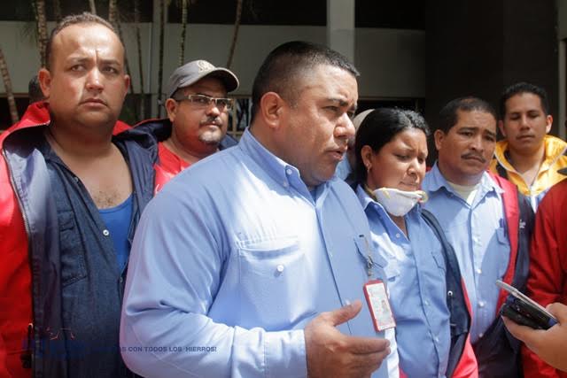 Foto: Alejandro Álvarez, secretario general del Sindicato de Trabajadores de la Industria Siderúrgica Nacional (Sidernac) / Nota de prensa