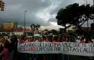 Protestaron en la avenida Sucre de Catia contra la inseguridad