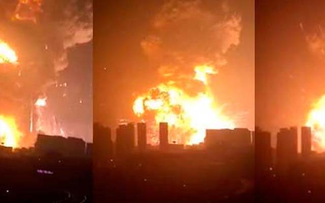 Fuerte explosión sacudió ciudad portuaria china