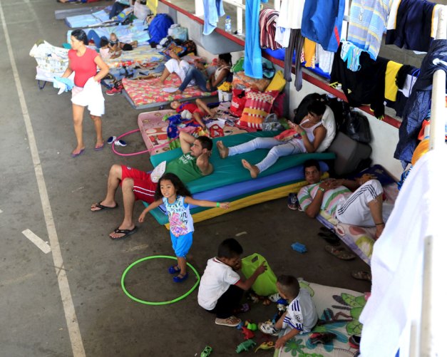Los deportados en un refugio en Cúcuta (Foto Reuters)