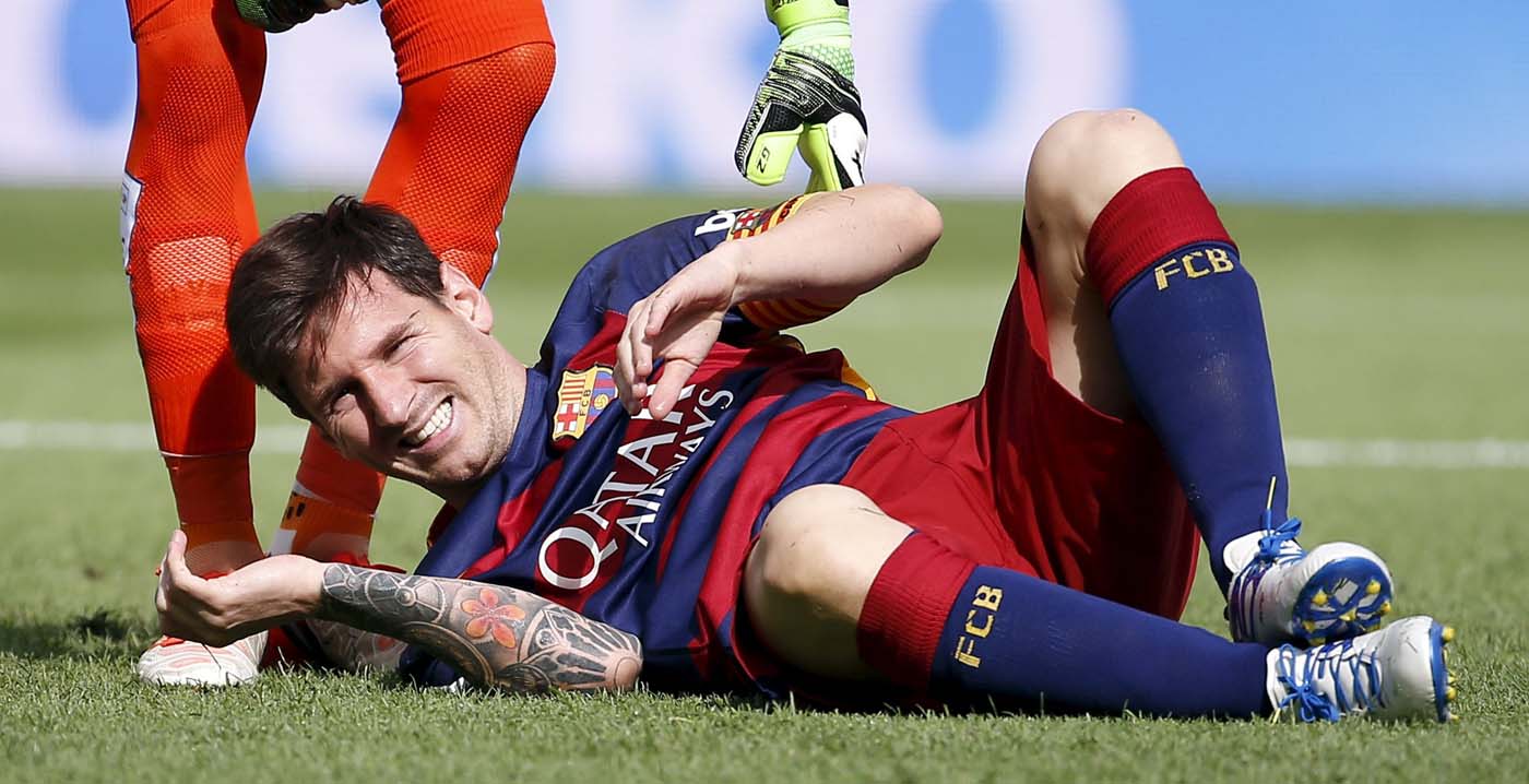 Afirman que lesión de Messi es aislada, frecuente y no deja secuelas