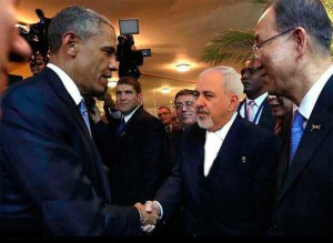 Obama y el ministro de Exteriores iraní se dieron la mano en Nueva York