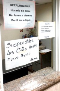 Suspendidas las citas en el Hospital General de los Valles del Tuy