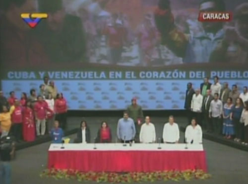 Otro acto más… Maduro celebra “15 años del convenio Cuba-Venezuela”