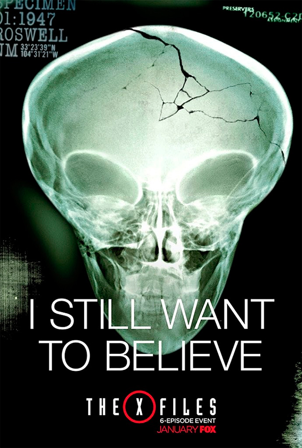 Nuevas promos de Expediente X… “I still want to believe” (Video)