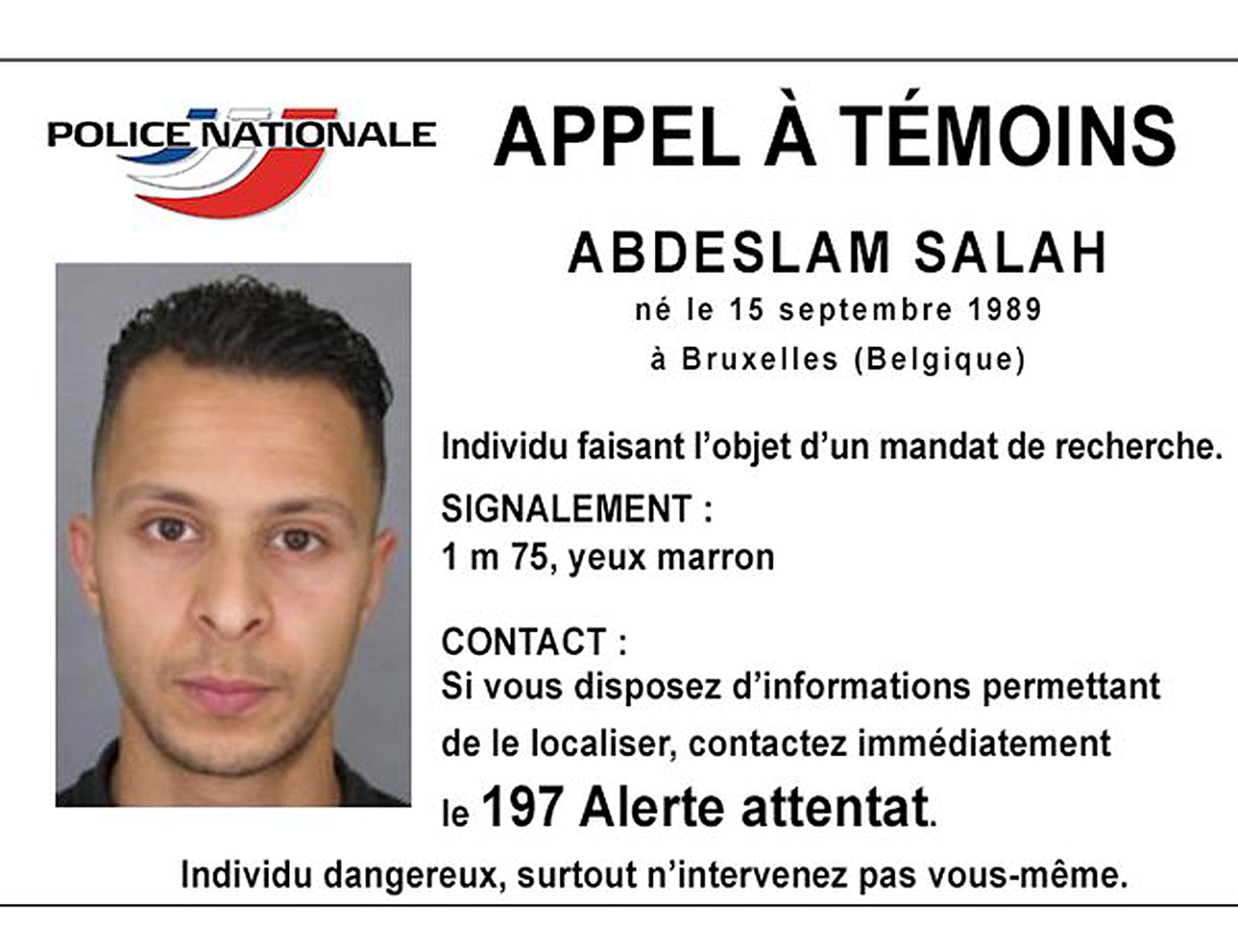 Salah Abdelsam compró detonadores en Francia antes de los atentados de París