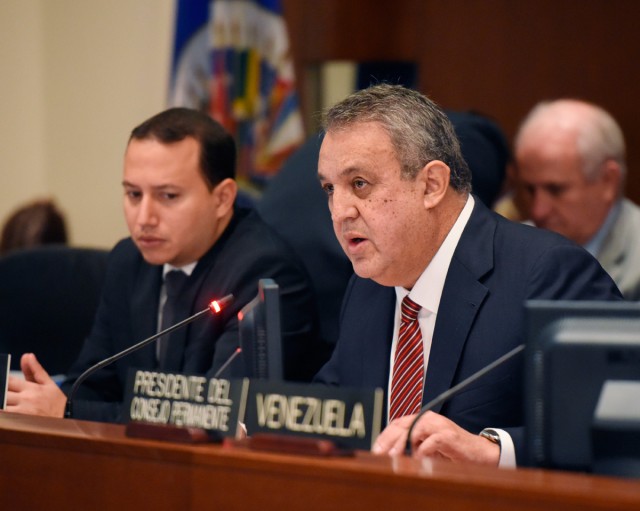 Gobierno de Venezuela omitió acusaciones de espionaje contra EEUU ante la OEA