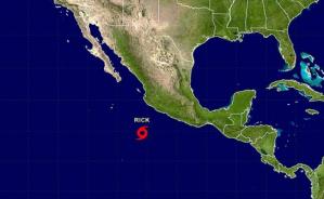 Tormenta Rick se forma frente a la costa occidental de México