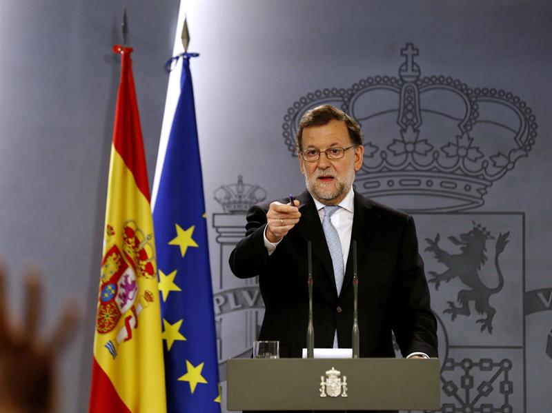Rajoy advierte que no permitirá ningún acto contra la unidad de España desde Cataluña