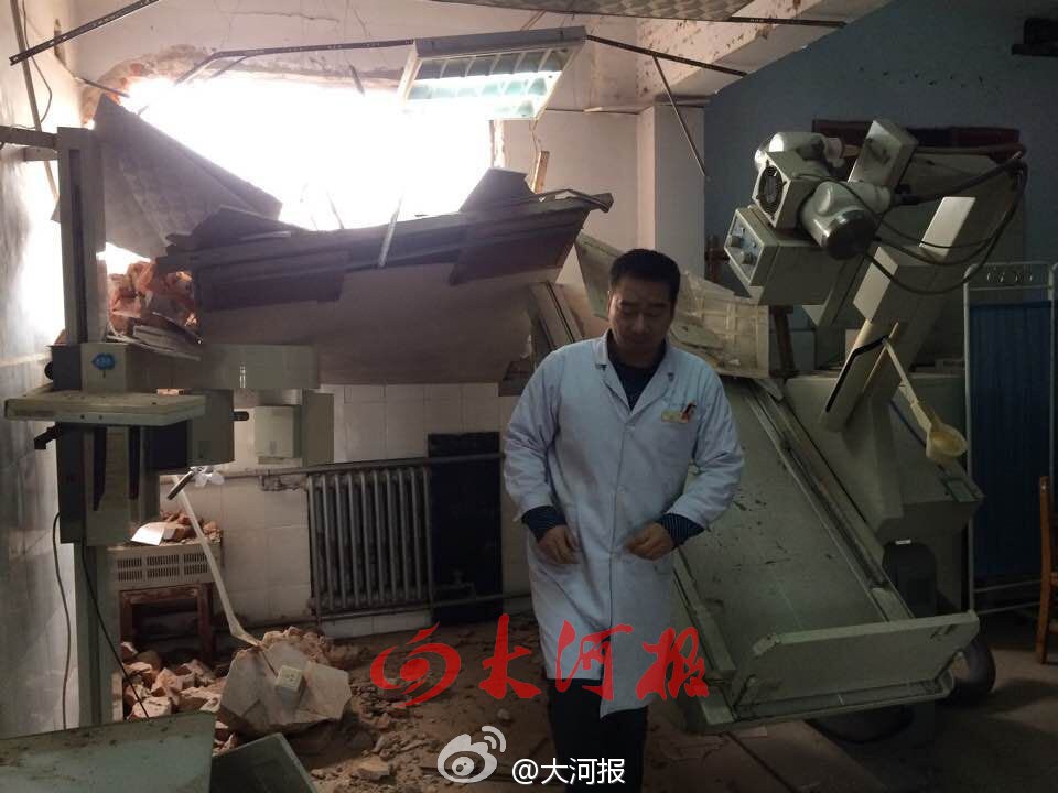 Derriban un hospital en China con pacientes y médicos adentro (foto)