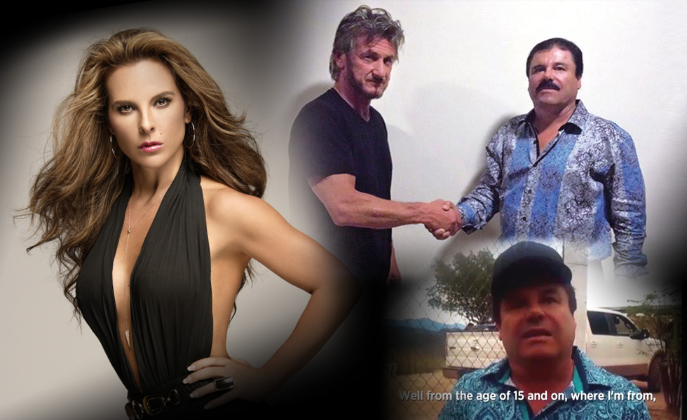 Los actores Sean Penn y Kate del Castillo entrevistaron a “El Chapo” Guzmán mientras estaba prófugo