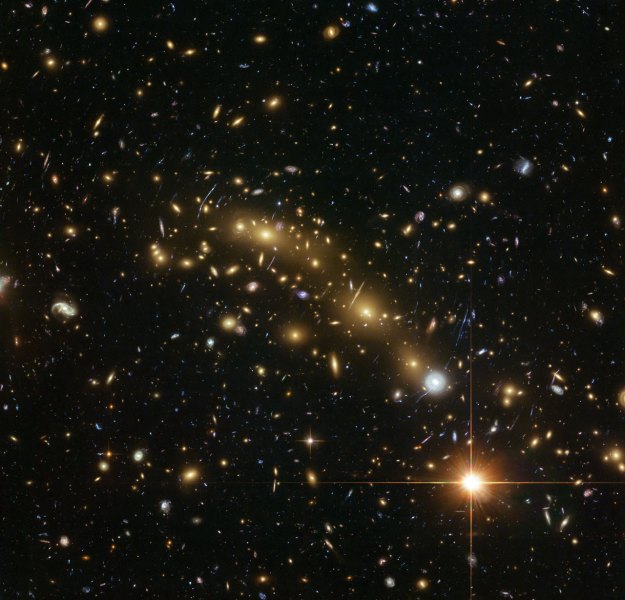 Colour image of galaxy cluster MCS J0416.1–2403