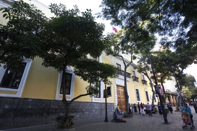 La sede del ministerio de Relaciones Exteriores en Caracas 
