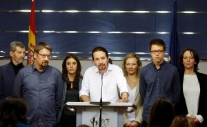 Podemos propone un Gobierno de coalición en España junto a partidos de izquierda