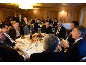 FOTO: Lorenzo Mendoza se reunió con Mauricio Macri en Suiza