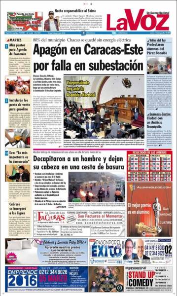 PORTADA LA VOZ