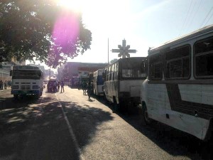 Reportan paro de transporte en Petare y Guatire
