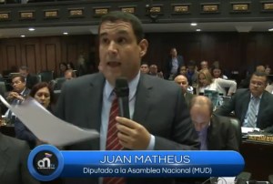 Juan Matheus: La amnistía no abarca narcotráfico, homicidios ni lesiones graves