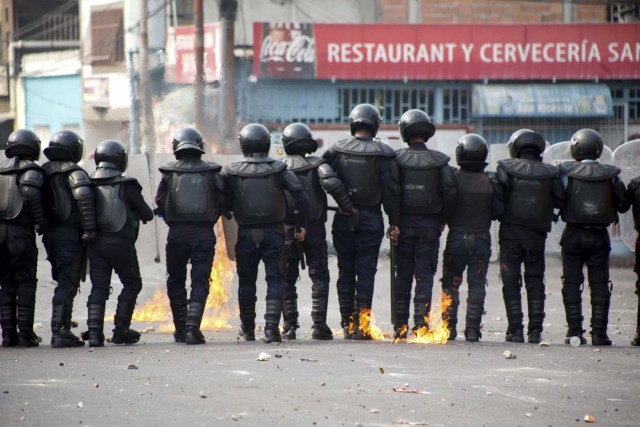 protesta tachira policias arrollados