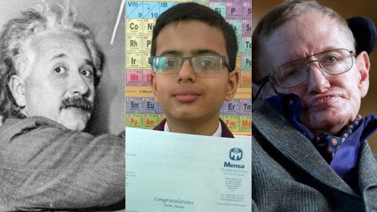 Tiene 11 años y su coeficiente intelectual supera al de Albert Einstein y Stephen Hawking