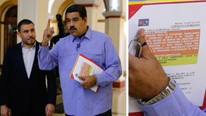 Políticos de guión: La chuleta de Nicolás Maduro (fotodetalles)
