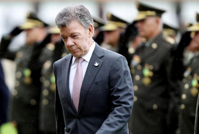 Juan Manuel Santos, presidente de Colombia (Foto EFE)