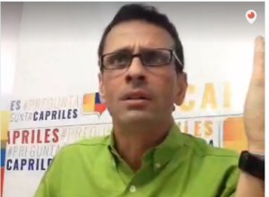Capriles: Validación de firmas será entre el 15 y el 21 de junio