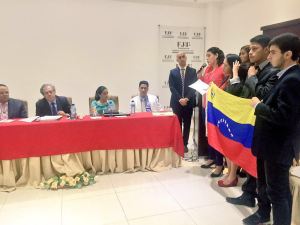 Jóvenes venezolanos se reunieron con el secretario general de la OEA, Luis Almagro