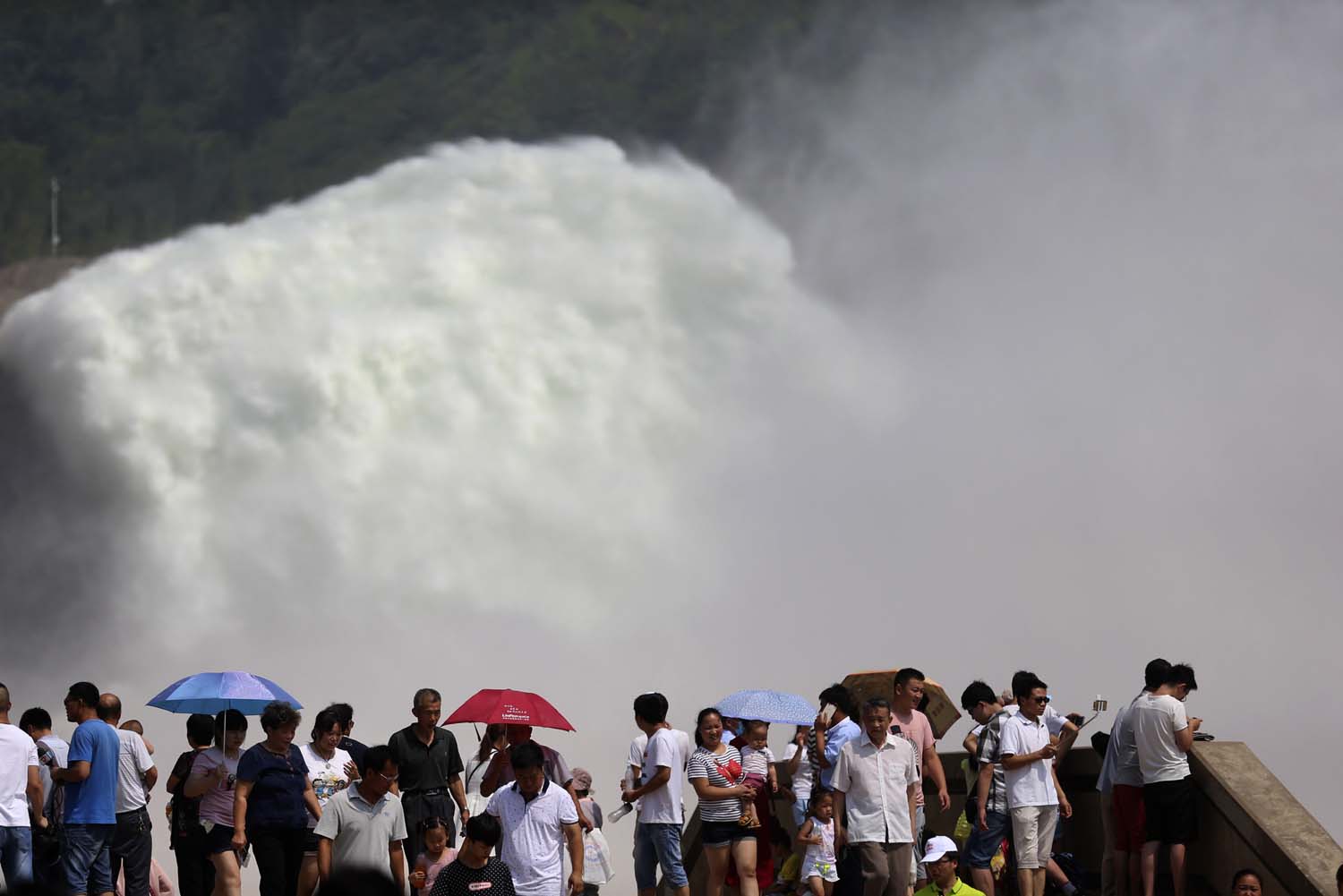 Las espectaculares imágenes aéreas en China que reflejan uno de sus tesoros turísticos