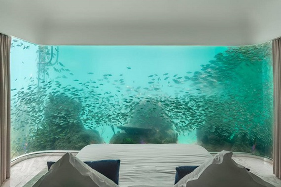 ¿Te imaginas una casa flotante con vista al fondo del mar?