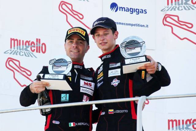 JONATHAN CECOTTO Y NICOLO MERCATALI TRIUNFARON EN MUGELLO