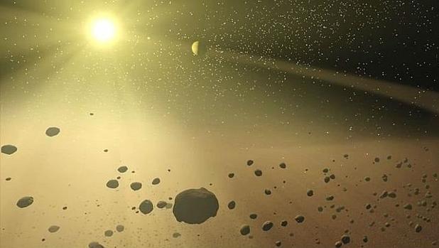 Otra explicación para entender los extraños cambios de brillo de la estrella de Tabby es la presencia de un peculiar cinturón de asteroides - NASA/JPL-Caltech