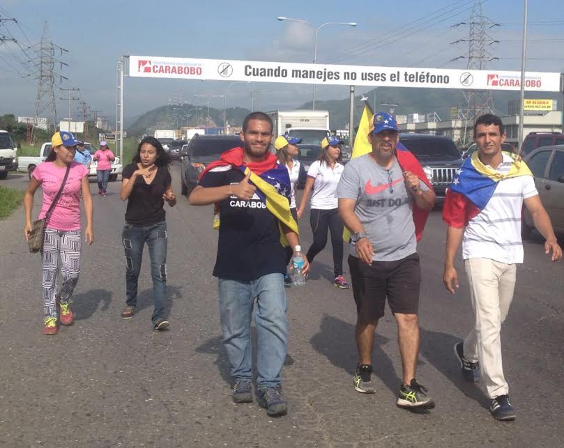A un promedio de 80 km por día avanza marcha que salió de Portuguesa hacia la Toma de Caracas