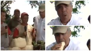 El “hambre” de Castro Soteldo si fue televisada… Así se traga la producción de estos campesinos (Video)