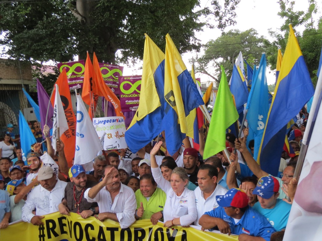 Ciudad Bolívar marchó exigiendo Revocatorio contra Maduro