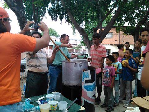 VP Aragua organizó un sancocho solidario para los más necesitados (Fotos)