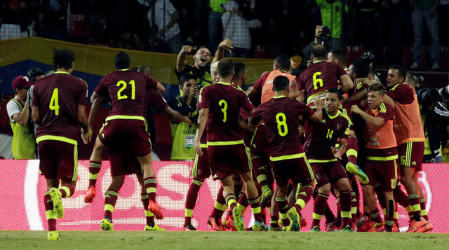 Vinotinto desciende 14 puestos en ranking Fifa