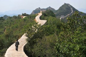 Restauración daña parte de la Gran Muralla China (fotos)