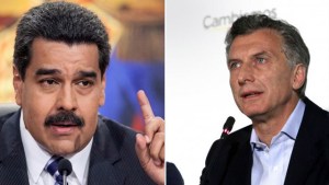 Maduro acusa a Macri de ser un “sicario” político de la oligarquía y el imperialismo