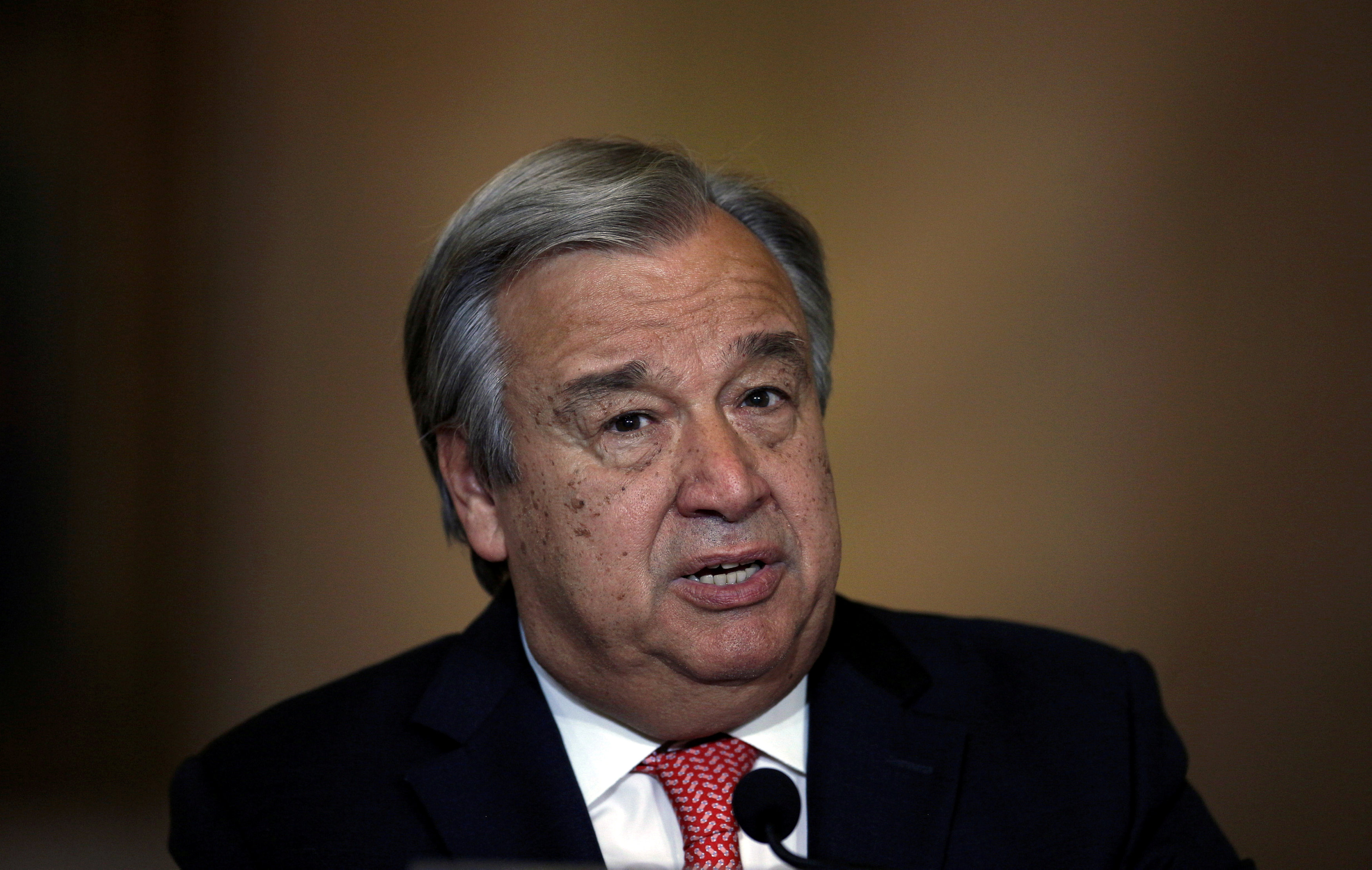 Guterres está muy preocupado por Nicaragua y respalda mediación de obispos