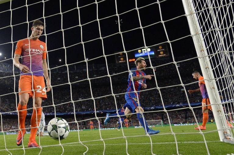 Barcelona gana 4-0 al Manchester City con triplete de Messi