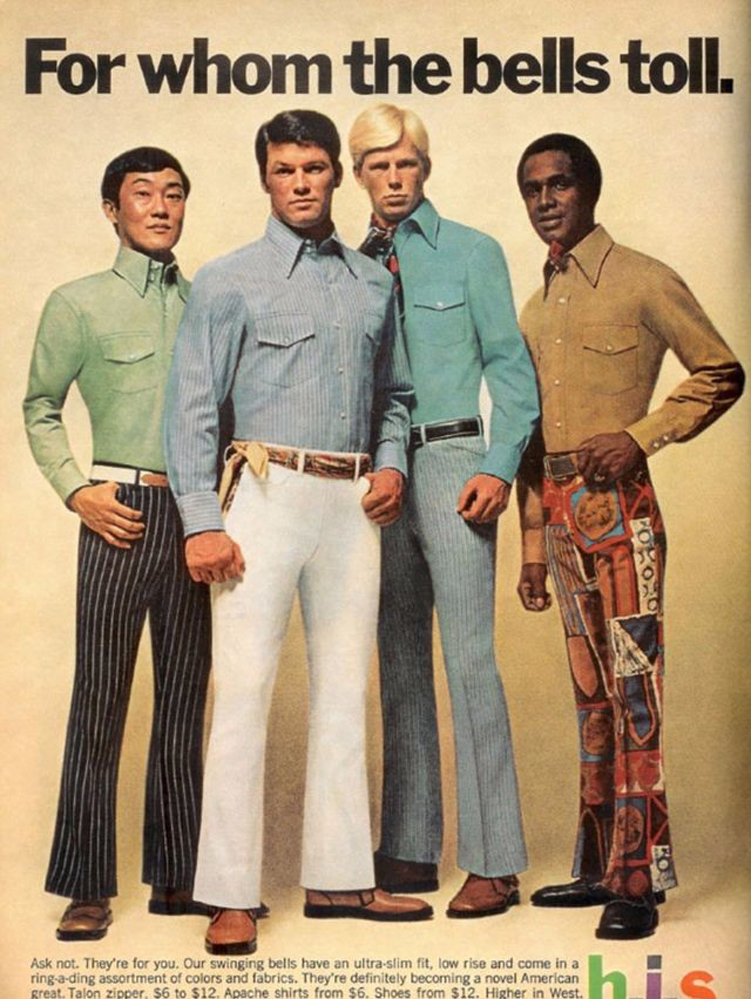 ¡Qué hombres! La peculiar moda masculina de los años 70